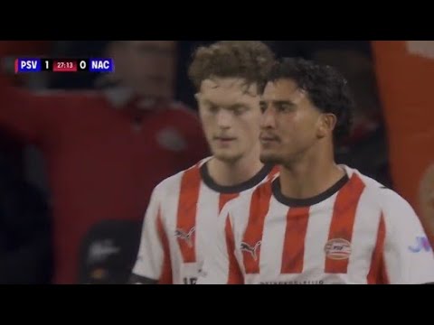 Couhaib Driouech Goal | PSV vs NAC Breda 2-2 | Highlights | Eredivisie 26/27