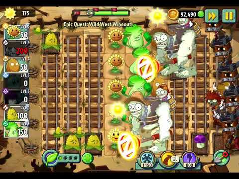 PvZ2 Epic Quest: Wild West Wipeout - Step 3