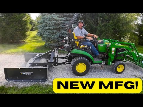 TRACTOR BASICS! Land Plane Tips & Tricks for DIY Driveway! John Deere 1025R