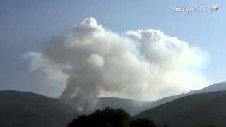 preview picture of video 'пожар на Витоша в местността „Бистришко бранище'