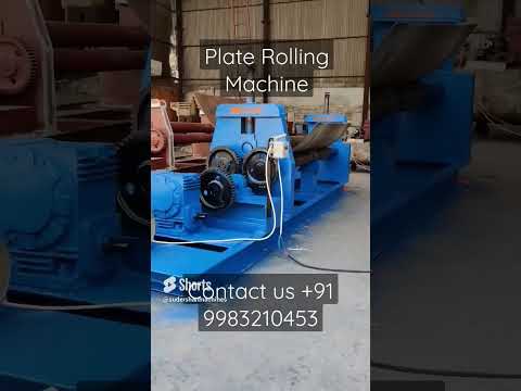 3 Roll Mechanical Plate Bending Machine