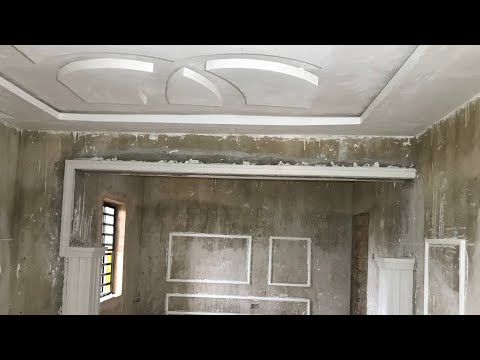 Price Of POP Ceiling Design Installation Per Square Metre And Wall Frames In Edo State Nigeria.