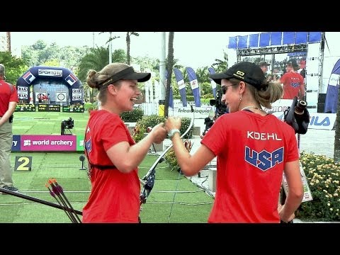 Miranda Leek v Inna Stepanova – recurve women gold | Medellin 2013 Archery World Cup S3