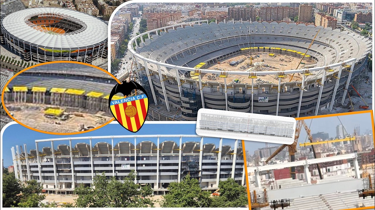 🚨 NOU MESTALLA 2026: ¡Así están las OBRAS HOY! ¿De verdad se termina el estadio del Valencia CF?