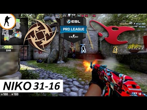 NiKo POV 31-16 vs. NiP (ESL Pro League Season 4)