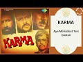 Aye Mohabbat Teri Dastan Karma 1986 Anuradha Paudwal