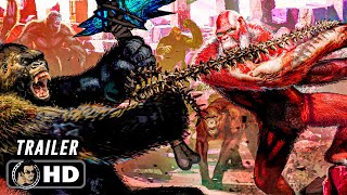 GODZILLA X KONG THE NEW EMPIRE Skar King Steals Battle Axe Trailer (NEW 2024)