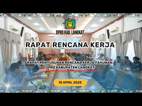 Rapat Penyusunan Rencana Kerja Tahunan DPRD Kabupaten Langkat