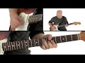 Blues Rhythm Guitar Lesson - Blue Ball Shuffle Performance - Oz Noy