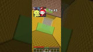 Minecraft Dropper: JJ VS MIKEY! 🤔 #minecraft #minecraftshorts #shorts