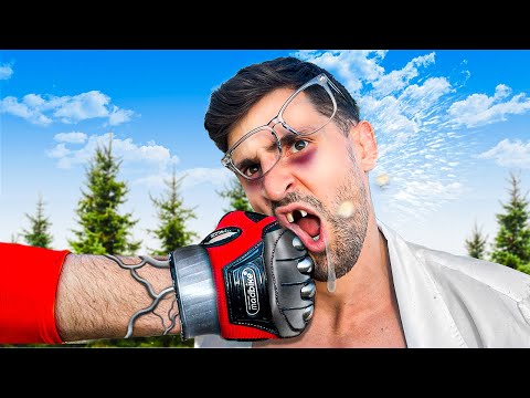 Punched 50 TIMES with the Worlds MOST LETHAL Gloves *BONE BREAKING POWER*