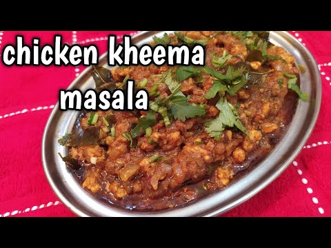 How to make Chicken Keema Curry in Tamil (eng sub)|Chicken Kothukari |சிக்கன் கீமா மசாலா