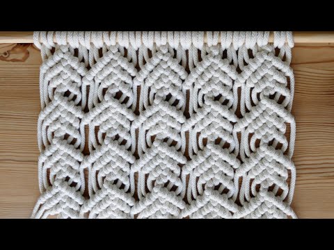 Macrame ABC pattern sample 17