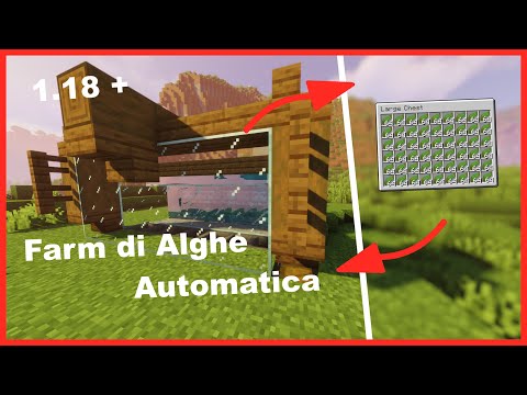 Come Costruire una Farm di Alghe Automatica - Minecraft Tutorial 1.18