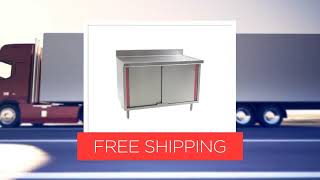 Stainless Steel Enclosed Base Commercial Work Tables