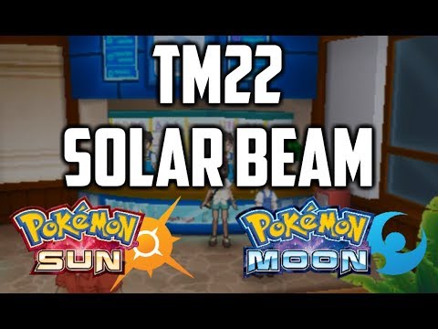 Where to Find TM22 Solar Beam in Pokemon Sun and Moon