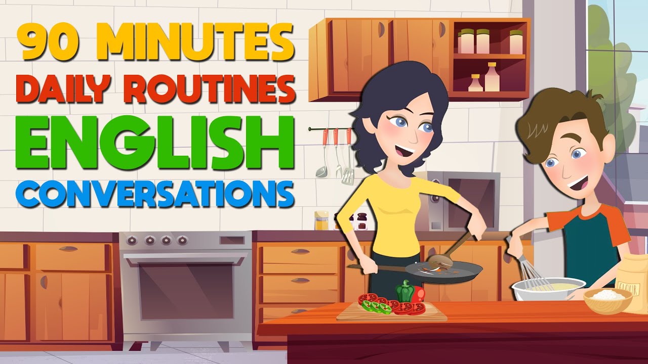 Daily Routine English Conversations for English Speaking Practice | 90 Minutes English Story - YouTube video featuring the word extent