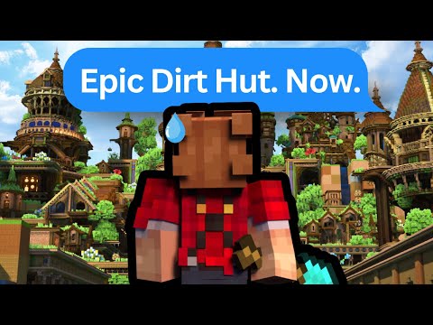 Minecraft Pro Builder Vs Dirt Hut