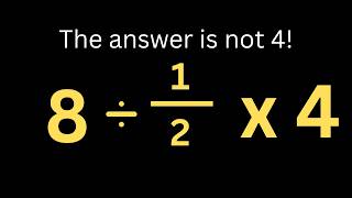 Most People Get This Simple Math Problem Wrong! Can You Solve It?