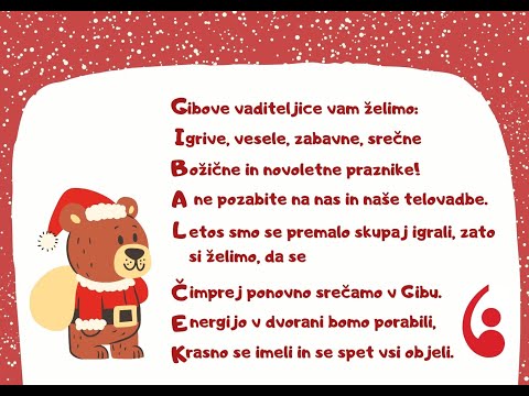 Gibalček - Voščilo 2021