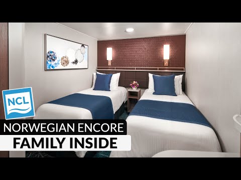 Norwegian Encore | Komplette Tour und Bewertung der Familien-Innenkabine in 4K | Kategorie I4
