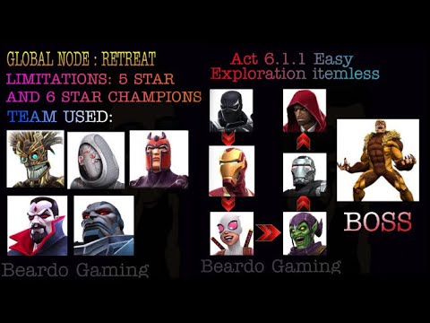 (Mcoc) ACT 6.1.1 easy path exploration item less#1