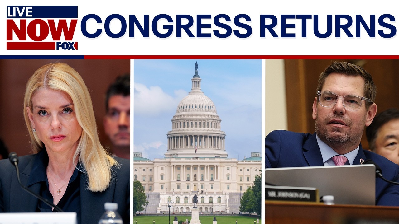 DHS funding, Bondi House deposition, Swalwell scandal take center stage as Congress returns
