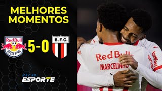 BRAGANTINO 5 X 0 BOTAFOGO-SP | MELHORES MOMENTOS | PAULISTÃO 2026