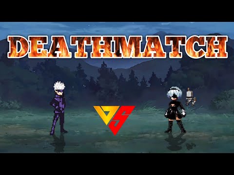 Gojo V6 VS 2B in Jump Force Mugen