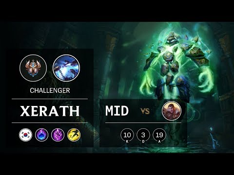 Xerath Mid vs Jayce - KR Challenger Patch 9.18