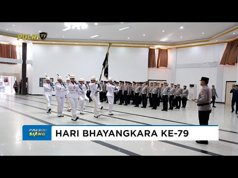 POLDA KALTENG LAKUKAN UPACARA CUCI PATAKA JELANG HARI BHAYANGKARA KE-79