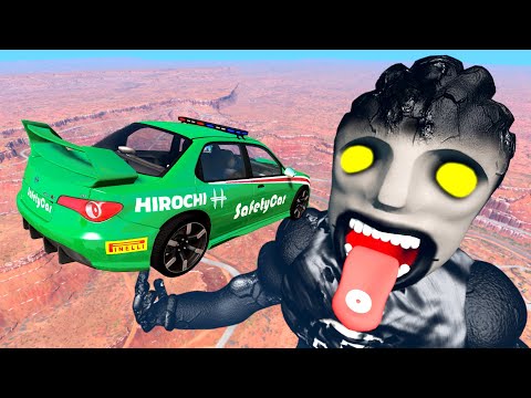 Jumping Сars through Evil Punk - BeamNG.Drive