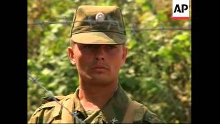 IDP's at camp in Gori; anti-Russian demo in Chkhorotsku