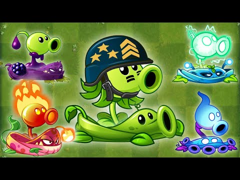 Peashooter & Other Plants + Vine Vs Hamster Ball Gargantuar - plants vs zombies 2 v9.8.1 Challenge