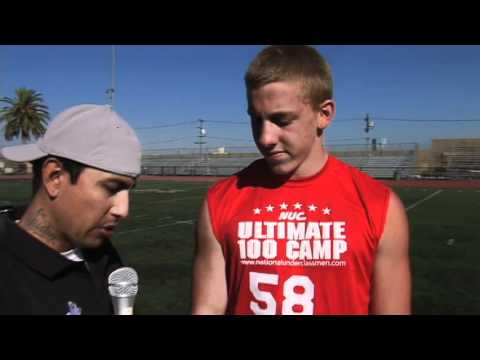 Reagan Enger - Junior Quarterback MVP - 2012 NUC U100 West Football Camp
