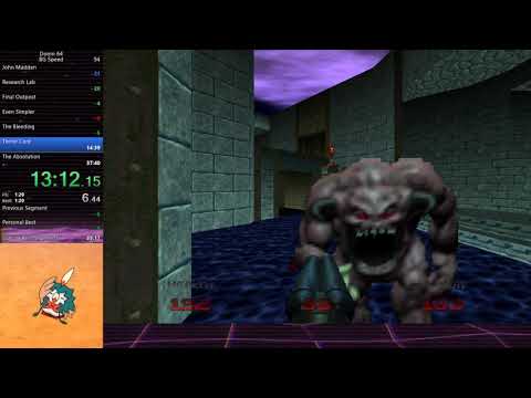 Doom 64 Speedrun BG Speed (PC) - 37:30