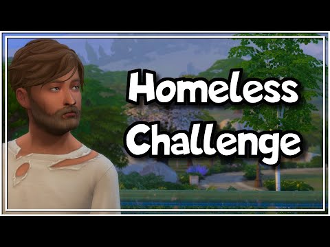 The Sims 4 Homeless Sim Challenge Part 1 8-31-22