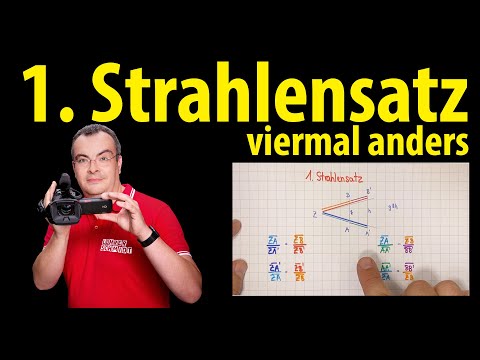 1. Theorem of Radiation - that's how it works! | Lehrerschmidt