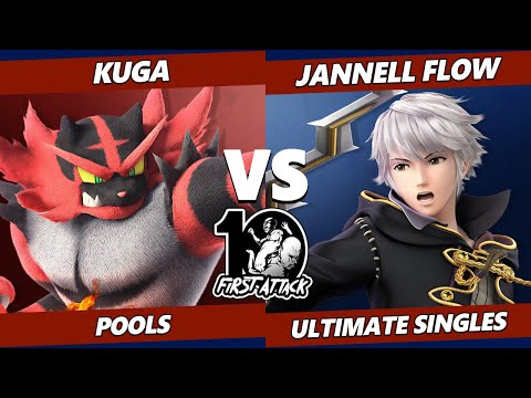 First Attack 2022  - Kuga (Incineroar) Vs. Jannell_Flow (Robin) Smash Ultimate Tournament