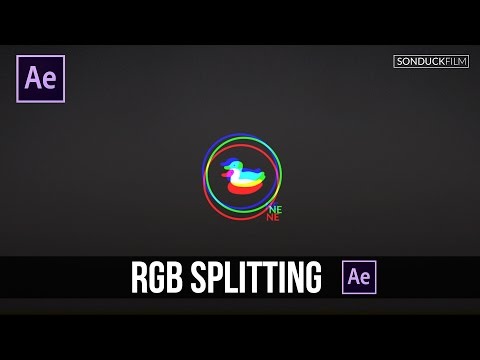 After Effects Tutorial: RGB Splitting - Glitch Effect (No Plugins) Video