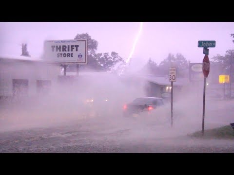 Rice Lake, WI - Flash Flooding, Lightning from Severe Storm - 7/12/2018