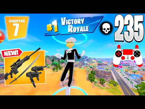 235 Elimination Solo vs Squads | Fortnite Chapter 7 Season 1 New Map Full Gameplay