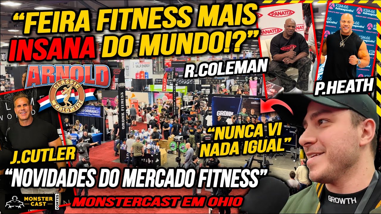 SURREAL A EXPO DO ARNOLD CLASSIC OHIO 2025 ! PHIL, COLEMAN, JAY E NOVIDADES DO MERCADO FITNESS!