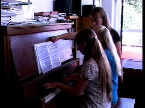 Qui Vive! - Hahner Family Bluegrass Band Plays Classical Piano duet