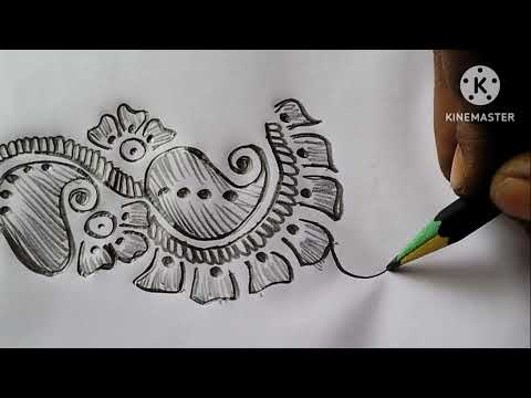 step by step 🔥pencil shading mehndi design 🔥 #dhanvi mehndi designer#