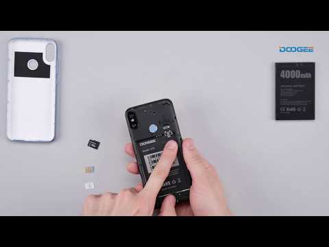 Установка sim1/sim2/microSD в смартфон Doogee X70