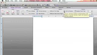 How to Turn Off Same as Previous in Footers in Microsoft Word : Microsoft Word Tutorials