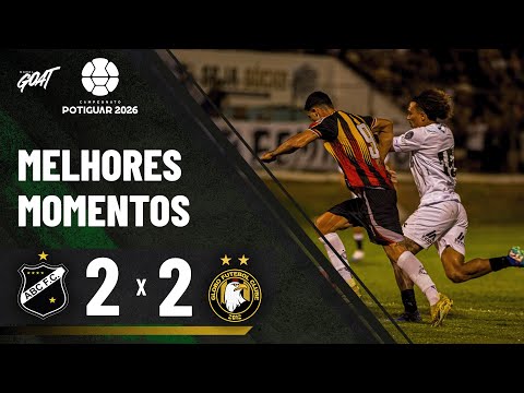 ABC TOMA A VIRADA MAS EMPATA NOS ACRÉSCIMOS CONTRA O GLOBO NO CAMPEONATO POTIGUAR