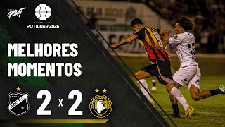 ABC TOMA A VIRADA MAS EMPATA NOS ACRÉSCIMOS CONTRA O GLOBO NO CAMPEONATO POTIGUAR