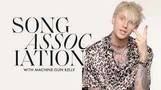 Machine Gun Kelly Raps &quot;el Diablo,&quot; 50 Cent, and Busta Rhymes in a Game of Song Association | ELLE